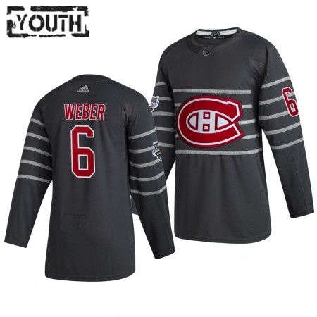 Montreal Canadiens Shea Weber 6 Grijs Adidas 2020 NHL All-Star Authentic Shirt - Kinderen